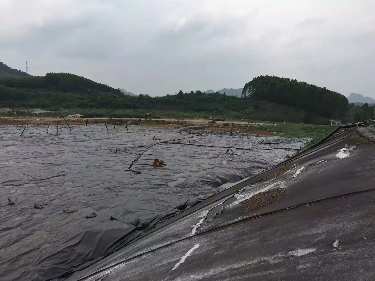 柳州立沖溝城市垃圾填埋場覆蓋工程